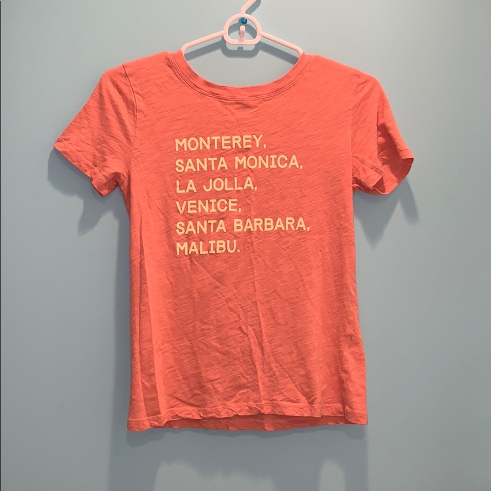 California beach towns t-shirt